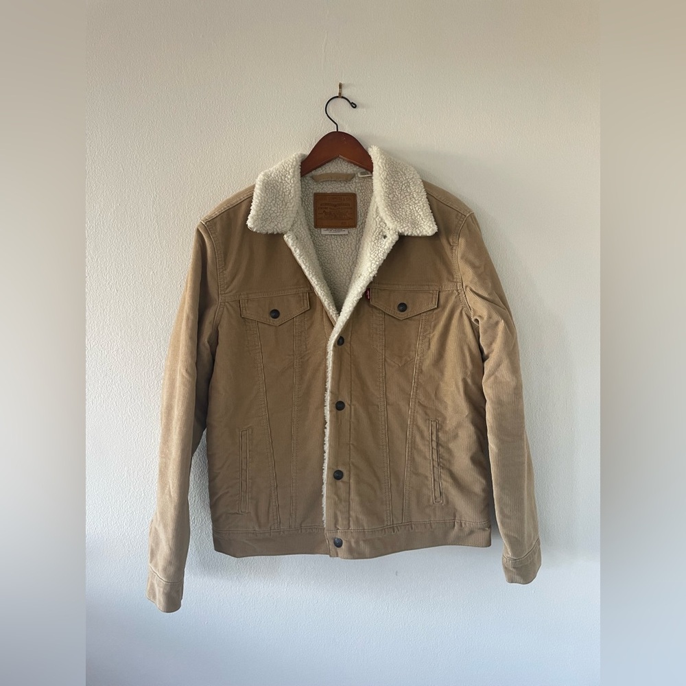 Levi’s corduroy Sherpa trucker jacket
